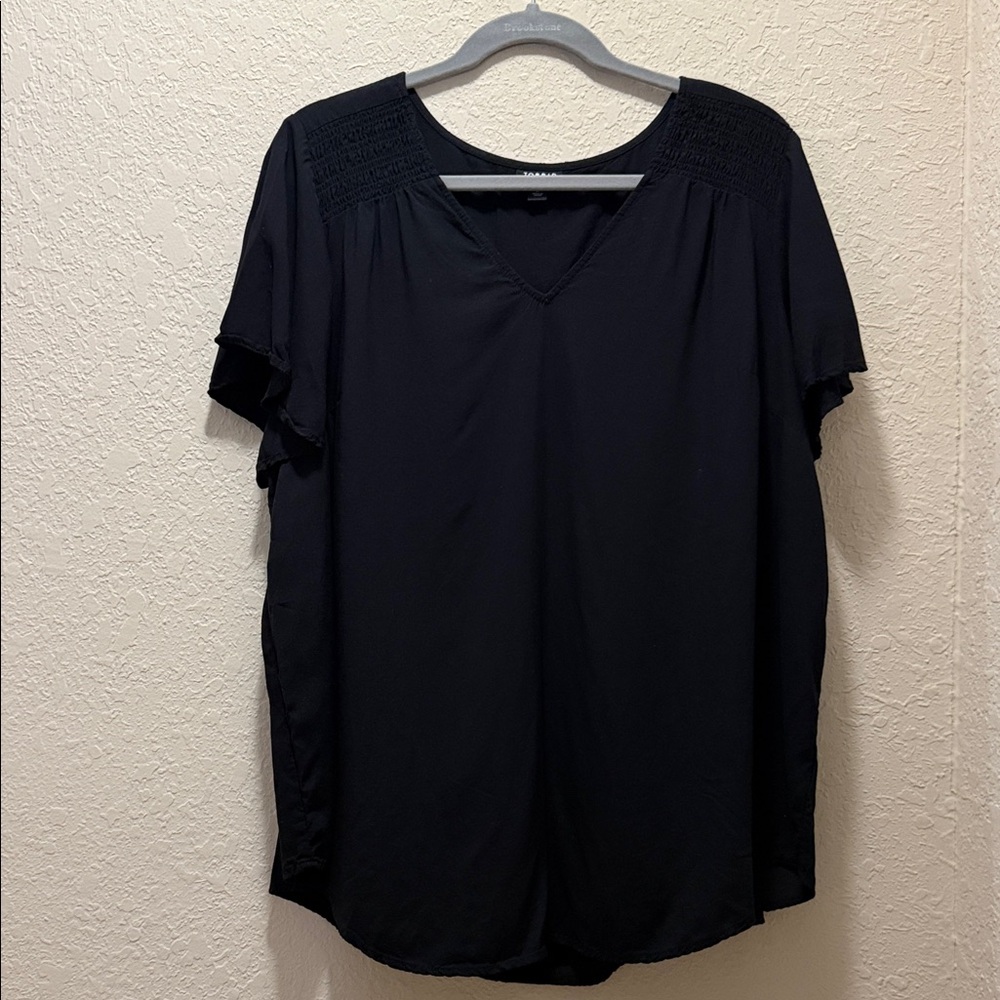 Excellent Condition, Torrid black blouse, Size 2